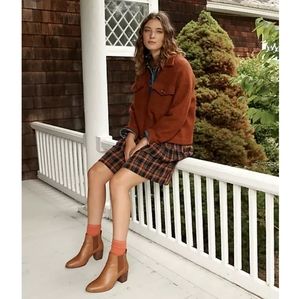 Madewell Regan ankle boots in English Saddle - Size 8.5